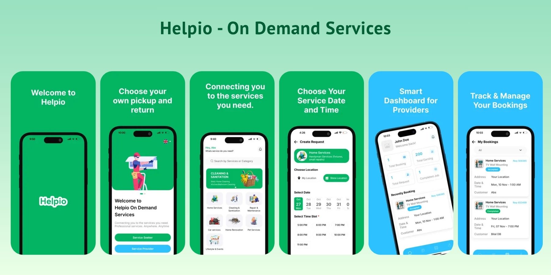 Helpio - On Demand Services - Tech Traffic Solutions project